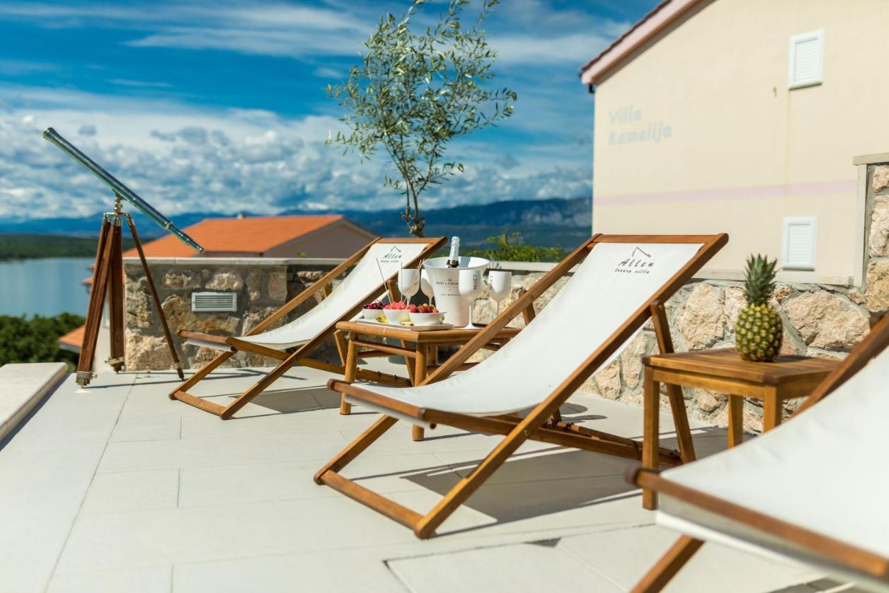 Luxury Villa Allen With Pool Klimno Dış mekan fotoğraf