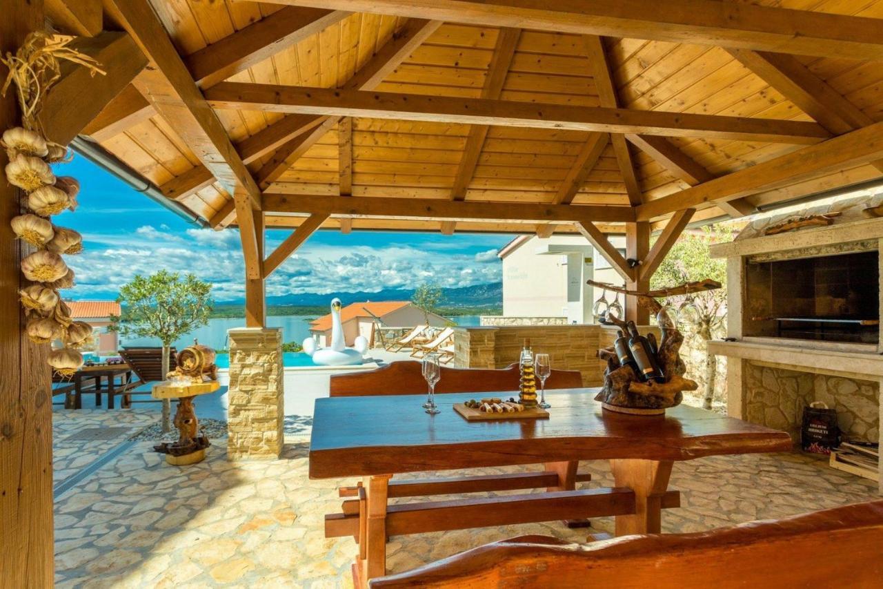 Luxury Villa Allen With Pool Klimno Oda fotoğraf