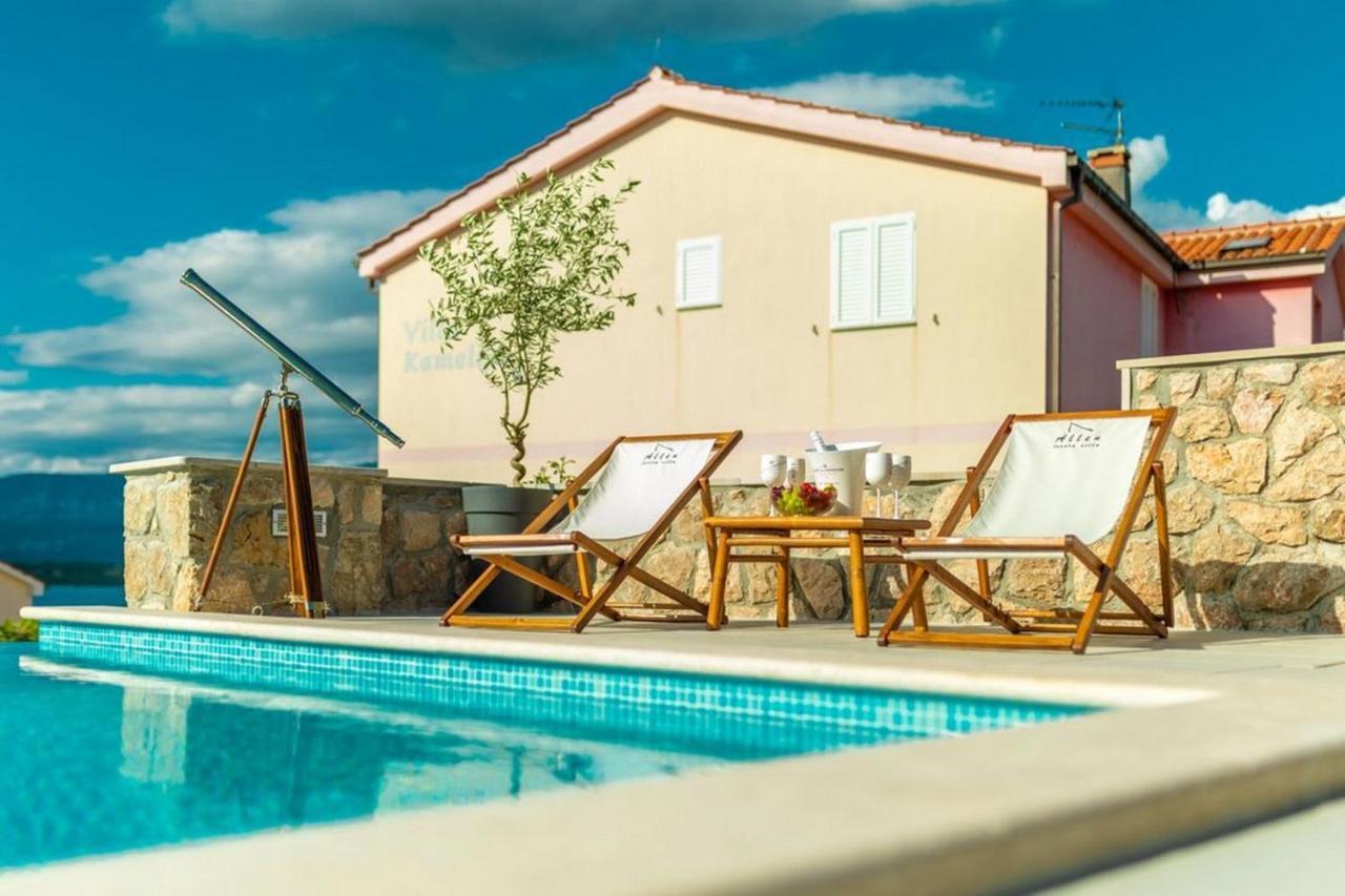 Luxury Villa Allen With Pool Klimno Oda fotoğraf