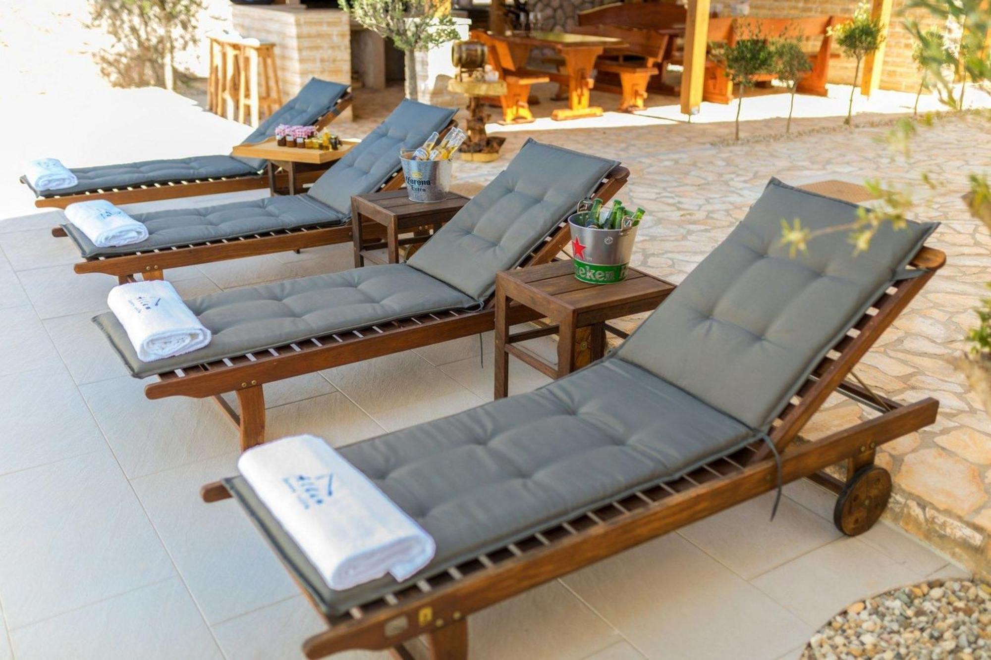 Luxury Villa Allen With Pool Klimno Oda fotoğraf