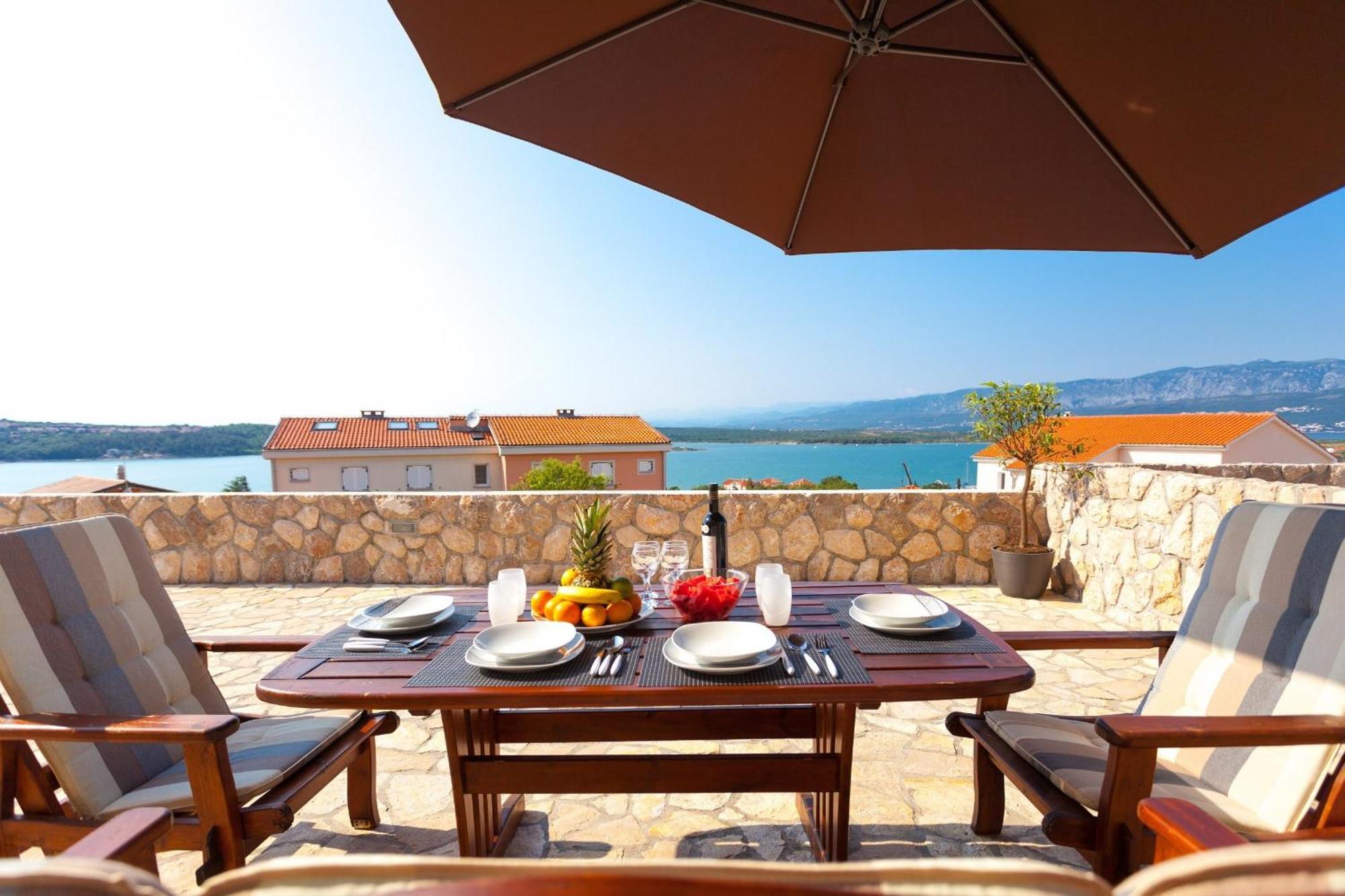 Luxury Villa Allen With Pool Klimno Oda fotoğraf